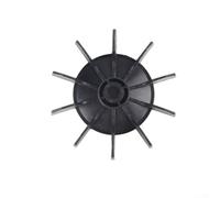 Lama di ricambio per compressore d'aria in plastica per ventola del motore Direct Online, adatta per vari modelli di compressori d'aria (135 x 14 mm, nero)