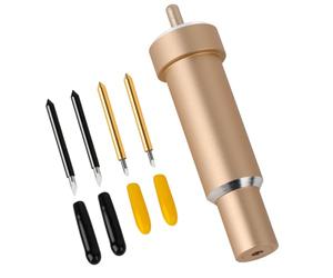 Lama di Ricambio per Taglio Profondo e Alloggiamento Deep-Point DeepCut Blade per Cricut Explore, Esplora Air e Air 2 Plotter da Taglio 30/60 gradi Sharp per Cricut Explore 3/Air 2/Cricut Maker oro