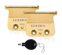 Lama di ricambio per Trimmer compatibile con BaByliss PRO FX787 & FX726 (Gold/2PCS)