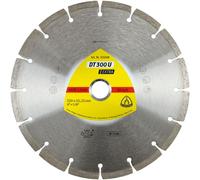 Lama diamantata segmentata KLINGSPOR 230 mm x 2,3 mm x 22,2 mm DT300U, per calce