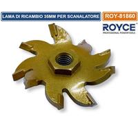 LAMA DISCO DI RICAMBIO 25MM PER SCANALATORE TRACCIATRICE A FRESA