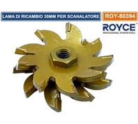 LAMA DISCO DI RICAMBIO 35MM PER SCANALATORE TRACCIATRICE A FRESA