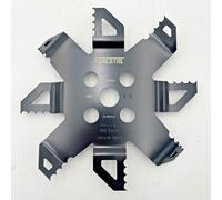 LAMA DISCO PER DECESPUGLIATORE MACINONE TRINCIANTE SEGHETTATO 8 DENTI 240x25,4x3