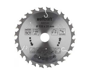 LAMA DISCO RICAMBIO PER SEGHE CIRCOLARI da 135mm ⌀ 20 art. 6341000