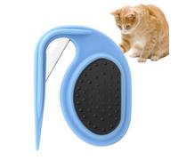 Lama districante - Raccoglitore districante professionale per denti in metallo, bastone slicker stick con impugnatura comoda, rastrello per capelli | Offerta specializzata per toelettatura cani