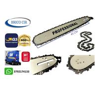 LAMA E BARRA PER MOTOSEGA 45 CM PASSO 3/8" 16 POLLICI 57 MAGLIE SECONDA CATENA