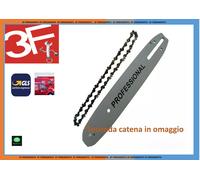 Lama e Barra per Motosega da 30 cm 10'' Pollici 40 Maglie 3/8''+catena omaggio