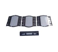 Lama e lamina di ricambio for rasoio, compatibili con Braun, 350, 355, 370, 375, 5614, 5615, P10, 614, griglia di rasatura