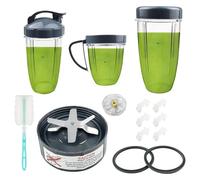 Lama E Tazze For Estrattore Del Frullatore, Compatibili Con NutriBullet, Pezzi Di Ricambio Delle Serie 600w E 900w Con Guarnizione, Cuscinetto Antiurto E Ingranaggio