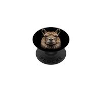 Lama Face Farm Wildlife Nature Llama PopSockets PopGrip Adesivo