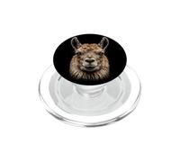Lama Face Farm Wildlife Nature Llama PopSockets PopGrip per MagSafe