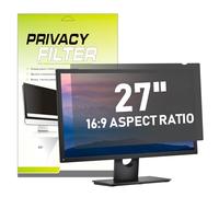 LAMA Filtro Privacy per Computer da 27 Pollici, Filtri Privacy Universali per Monitor Computer (LxA:598mm*337mm), Protezione Anti-spia/Antigraffio/Antiriflesso per Monitor Widescreen(16:9)
