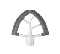 Lama for frusta piatta da 4,5-5 QT con bordi in silicone, raschietto for ciotola, compatibile gli accessori KitchenAid