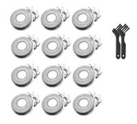 Lama For Rasoio, Compatibile Con SkullShaver, Compatibile Con Pitbull, Spazzola Gold PRO, Compatibile Con Pitbull, Lama For Rasoio(12 PCS S)