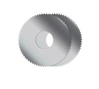 Lama for sega circolare e scanalata da 125 mm W6542 HSS in acciaio, disco da taglio circolare, macchina da taglio, utensile da taglio for metallo, acciaio e PVC(125mmx1.2x27x108T)