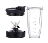 Lama for tazza frullatore da 24 once compatibile con Nutri Ninja Auto IQ | BN801 SS101, lama estrattore a 7 alette, parte di ricambio del frullatore