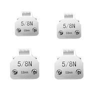 Lama For Tosatrice Staccabile For Cani Da Compagnia 5/8 N, Compatibile Con Oster A5, Compatibile Con Tosatrici Wahl, KM, Lunghezza Di Taglio 5/8" (0,8 Mm)(4pcs)