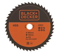Lama HSS per Mini Sega Circolare Foro 10 mm 44 Denti Black Decker Ø 85 mm