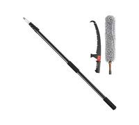 Lama in acciaio affilata for potatore allungabile for a palo manuale for rami alti con manico in lega di alluminio leggero,Alta Durezza(8m Double Hooks)