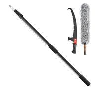 Lama in acciaio affilata for potatore allungabile for sega a palo manuale for rami alti con manico in lega di alluminio leggero Fai da te per la casa(6m Double Hooks)