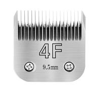 Lama In Acciaio Staccabile For Toelettatura Di Cani Da Compagnia, Compatibile Con Andis, Compatibile Con Oster A5 E 76, Compatibile Con Wahl, Tosatrice For Animali Serie KM 10(NO.4F-9.6mm-)