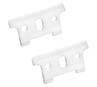 Lama in ceramica di ricambio 04521 Tagliacapelli, compatibile con Andis, GTX GTO Out Line, lama in ceramica rimovibile for tagliacapelli(2pcs)
