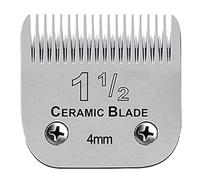 Lama In Ceramica For Animali Domestici Staccabile HT Da 5/8", Compatibile Con Andis, AG, AGC, AGP, AGRC, Compatibile Con Wahl, Tagliacapelli Serie KM, Dimensioni: 3/4" 16 Mm A Bassa Temperatura((4mm))