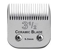 Lama In Ceramica Rimovibile HT Da 5/8", Compatibile Con Andis, AG, AGC, AGP, AGRC, Compatibile Con Wahl, Tagliacapelli Serie KM, Dimensioni: 3/4" 16 Mm, Vestibilità Precisa((9.5mm))