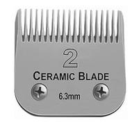 Lama In Ceramica Rimovibile HT Da 5/8", Compatibile Con Andis, AG, AGC, AGP, AGRC, Compatibile Con Wahl, Tagliacapelli Serie KM, Dimensioni: 3/4" 16 Mm, Vestibilità Precisa(2)