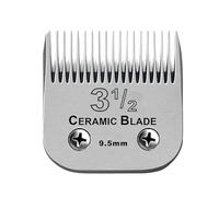 Lama in ceramica staccabile di ricambio professionale for cani, compatibile con Andis, AG, AGC, AGP, AGRC, AGCL, compatibile con Wahl, serie KM2, KM5, KM, parti di ricambio(9.5mm)