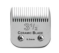 Lama In Ceramica Staccabile For Cani, Compatibile Con La Maggior Parte, Compatibile Con Andis, AG, AGC, AGP, AGRC, Compatibile Con Oster, A5, Compatibile Con Wahl, Tosatrici Serie KM10(3112-9.5mm)