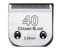 Lama In Ceramica Staccabile For Tagliacapelli For Cani A5 A6, Compatibile Con Andis, Compatibile Con Oster, Compatibile Con Wahl(Size 40(0.25mm))