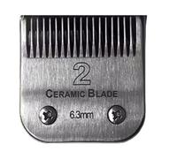 Lama In Ceramica Staccabile For Tagliacapelli For Cani A5 A6, Compatibile Con Andis, Compatibile Con Oster, Compatibile Con Wahl(Size 2(6.3mm))