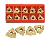 Lama in metallo duro CNC, utensile tornio 10PCS WNMG 432/WNMG0804 inserti in metallo duro in acciaio inossidabile per la precisione dimensionale della superficie lavorata