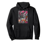 Lama incontra Seta Samurai Geisha Urban Japan Felpa con Cappuccio