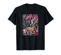 Lama incontra Seta Samurai Geisha Urban Japan Maglietta