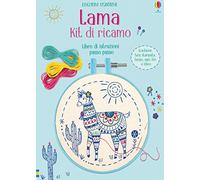 Lama. Kit di ricamo. Con gadget