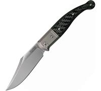 Lama Lionsteel Niolox, Manico in Fibra di Carbonio, Rinforzo e liner in Titanio GT01 CF