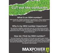 Lama MaxPower 331377S per riciclatore Toro taglio 21" sostituisce 93-4106-03/...