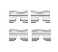Lama Metallica Di Ricambio, Compatibile Con Andis, Compatibile Con Alimentazione Rapida Oster A5, Compatibile Con Wahl, Tosatrici For Cani Serie KM(4 pcs Steel blade)