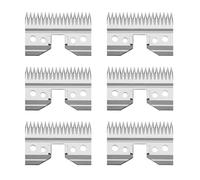 Lama Metallica Di Ricambio, Compatibile Con Andis, Compatibile Con Alimentazione Rapida Oster A5, Compatibile Con Wahl, Tosatrici For Cani Serie KM(6 pcs Steel blade)