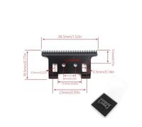 Lama Mobile, Compatibile Con Kemei, Testina Tagliacapelli KM-2299 | Parte mobile di ricambio for attrezzatura professionale for tagliare i capelli(Movable Bladex2)