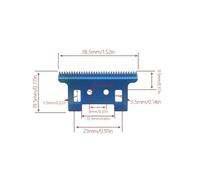 Lama mobile di ricambio for Kemei KM-2299 Tagliacapelli professionale Tagliacapelli Coltello da taglio Testa Accessori
