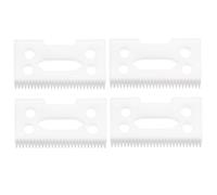 Lama mobile di ricambio per tagliacapelli professionale, regolabile, in ceramica, compatibile con tagliacapelli Wahl 5 Star Super Taper Magic Clip 8504 1919 8148 (bianco, 4)