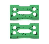 Lama mobile di ricambio per tagliacapelli professionale, regolabile, in ceramica, compatibile con tagliacapelli Wahl 5 Star Super Taper Magic Clip 8504 1919 8148 (verde, 2)