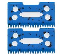 Lama mobile di ricambio per tagliacapelli professionale, regolabile, in ceramica, compatibile con tagliacapelli Wahl 5 Star Super Taper Magic Clip 8504 1919 8148 (blu, 2)