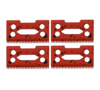 Lama mobile di ricambio professionale regolabile per tagliacapelli, in ceramica, compatibile con tagliacapelli Wahl 5 Star Super Taper Magic Clip 8504 1919 8148 (rosso, 4)