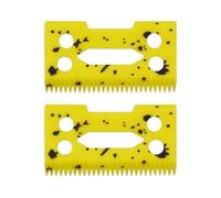 Lama mobile di ricambio professionale regolabile per tagliacapelli, in ceramica, compatibile con tagliacapelli Wahl 5 Star Super Taper Magic Clip 8504 1919 8148 (giallo, 2)
