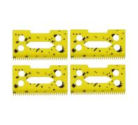 Lama mobile di ricambio professionale regolabile per tagliacapelli, in ceramica, compatibile con tagliacapelli Wahl 5 Star Super Taper Magic Clip 8504 1919 8148 (giallo, 4)