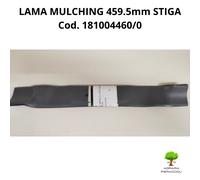 LAMA MULCHING 459.5mm COD.181004460/0 RICAMBIO ORIGINALE STIGA PER TOSAERBA
